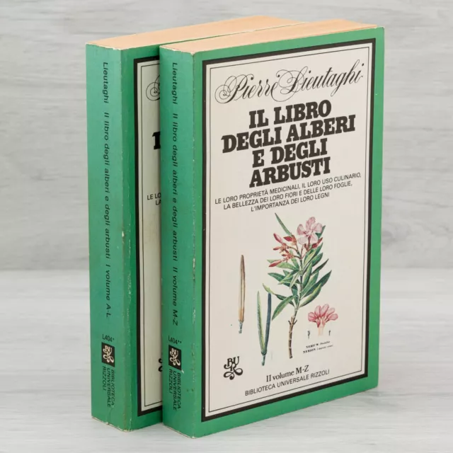 Lieutaghi - Il libro degli alberi e degli arbusti (2 volumi) - Rizzoli BUR 1982