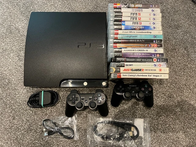 Console PS3 Slim 250 Go – Complète Avec Une Manette, Sony PlayStation 3, Occasion