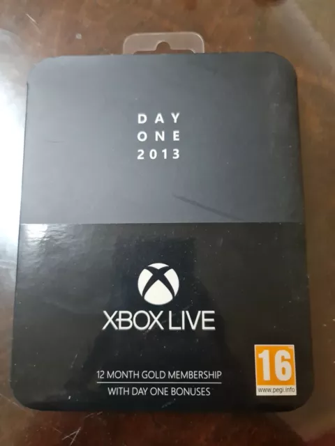 Xbox Live Day One 2013 Steelbook Collectors Item Code Used