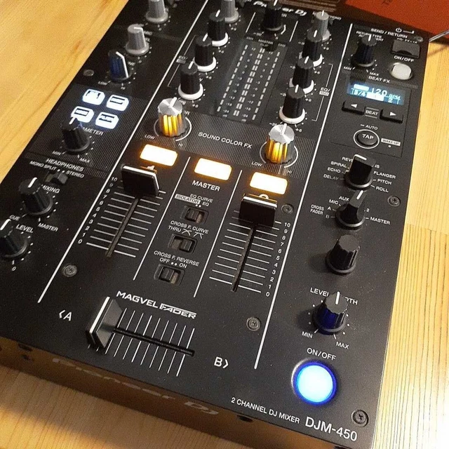 Pioneer DJM-450 Performance DJ Mixer 2-Channel 2ch DJM450 Pioneer DJM-450 Performance DJ Mixer 2-Channel 2ch DJM450