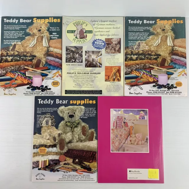 Enchanting Bears Magazine Various Teddy Crafting Magazines x 5 Free Postage Aust 2