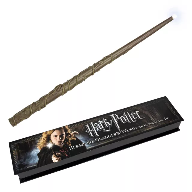 The Noble Collection Hermione Wand with Illuminating Tip