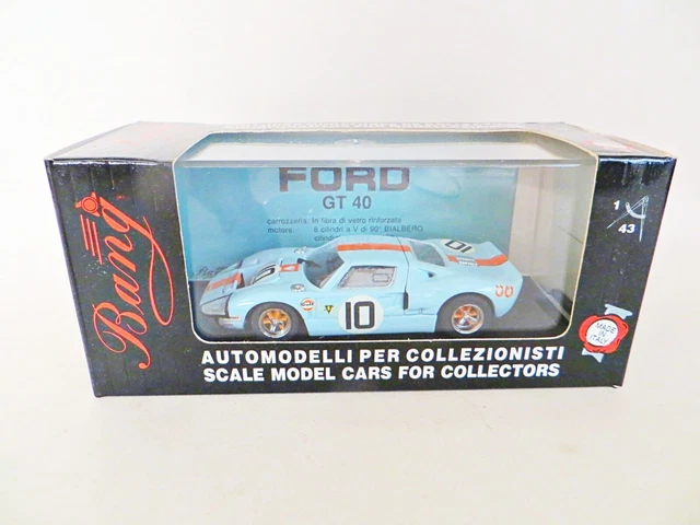 IXO 1/43 LMC025 - Ford GT40 Gulf #9 - Vainqueur Le Mans 1968 - Miniature Diecast