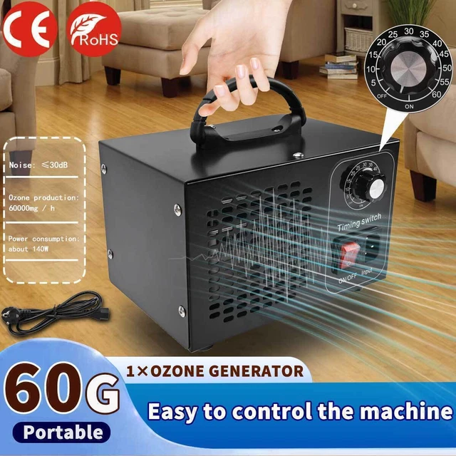 Ozongenerator 60000mg/h - Luftreiniger Gegen Gerüche & Bakterien