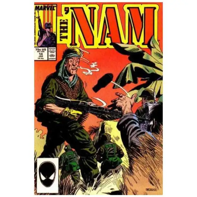 Nam (1986 series) #14 in Very Fine condition. Marvel comics [l^