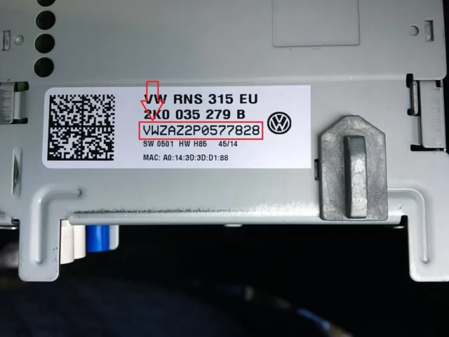 VW: Safe PIN code auto decode RNS 310 | 315 | RCD 310 | 330 | 510... Dekodieren! 3