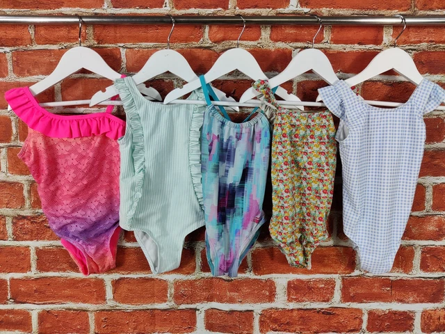 GIRLS BUNDLE AGE 3-4 YEARS ZARA NEXT etc SWIMMING COSTUME SWIMSUIT SUMMER 104CM