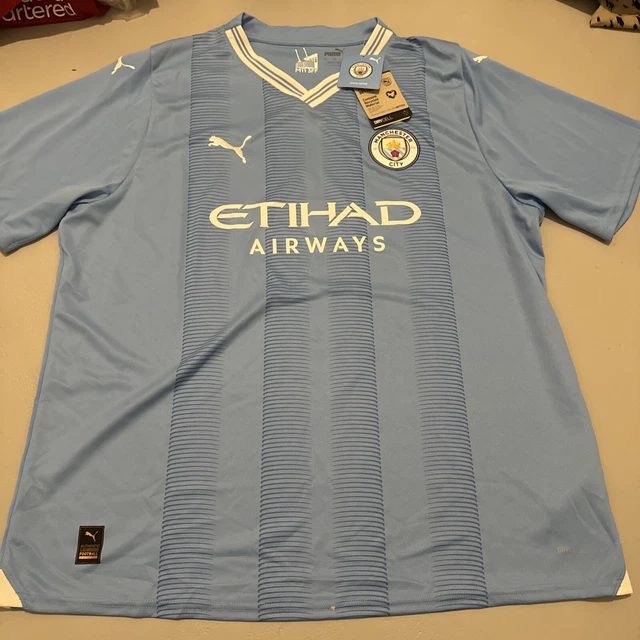NEW GENUINE, MANCHESTER City Football Shirt 2023 2024 Size XXL £33.99