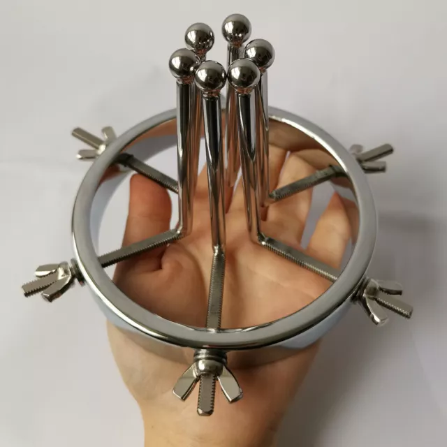 Adjustable Huge Plug Spreader Vaginal Dilator Expander Speculum Chastity Device