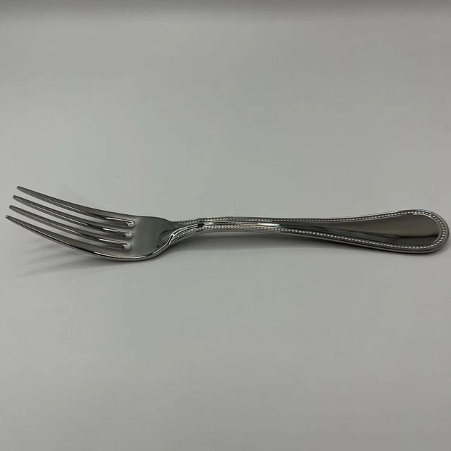 Christofle Set of 6 Spoons Forks Stainless Steel Pearl Cutlery Set Spoon Forks 3