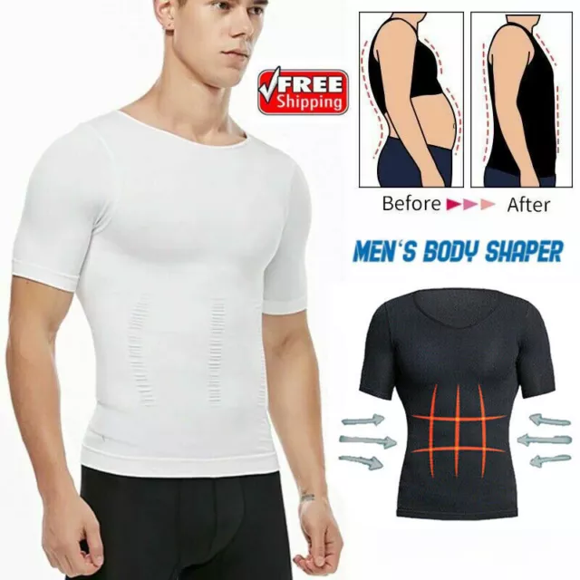 BE-IN-SHAPE MEN'S SLIM Vest Ultra Compression Body Shaper Tank Tops  Underwear UK £13.79 - PicClick UK