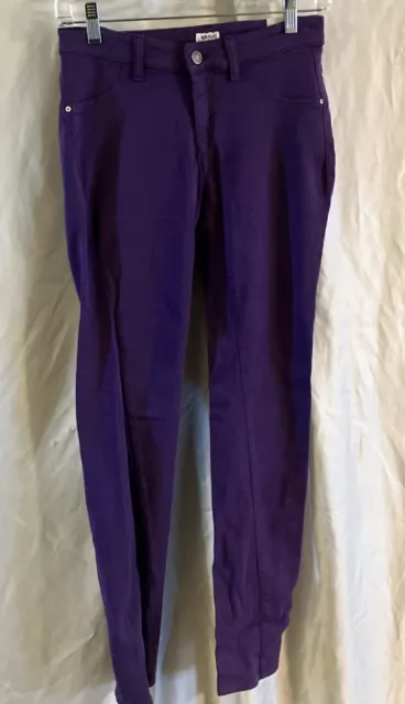 Armani Junior Girls Purple Jeggings 100% Genuine Luxury SZ 13A /160cm BNWT