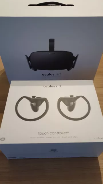 Oculus Rift & Touch Controller Bundle in sehr gutem Zustand in OVP.