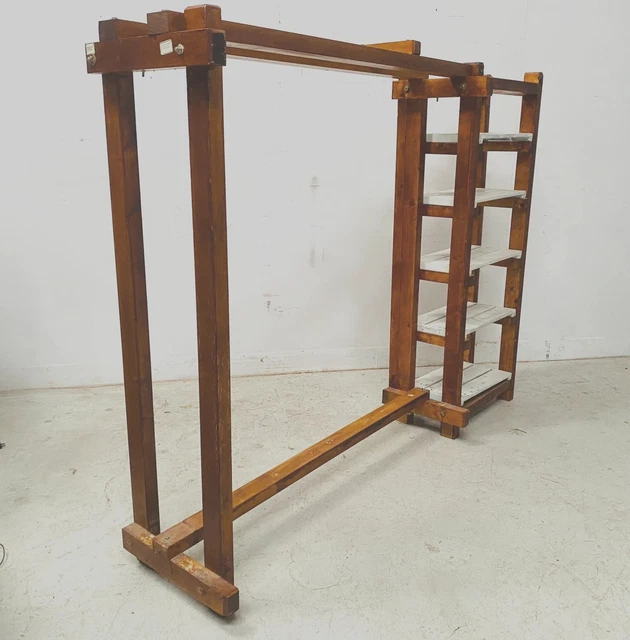 Porte de passage en sapin patiné XX siècle Naturel Bois