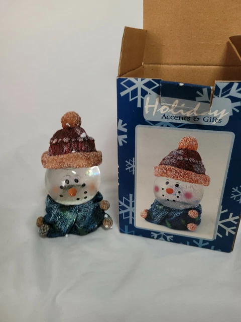 Navidad muñeco de nieve globo de nieve cúpula de agua decoración coleccionable