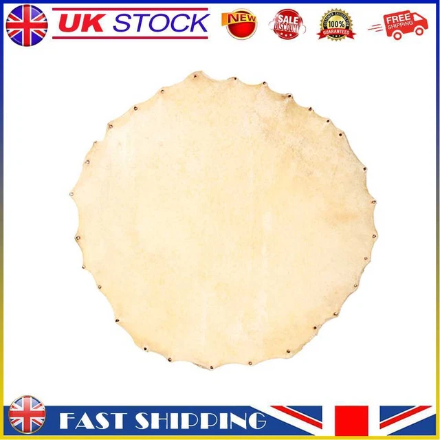 Drum Goat Skin Head for African Tambourine Percussion Drum Part (Diameter 300mm)