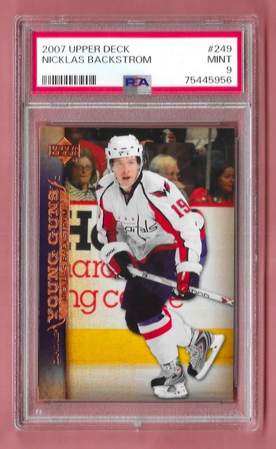 2007 Upper Deck Young Guns #249 Nicklas Backstrom RC Rookie PSA 9 Capitals