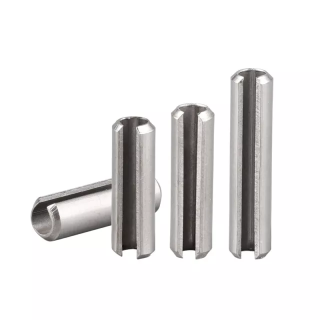 1/10/50/100pcs 304 Stainless Steel Spring Type Straight Pins Slotted M1.5-M12