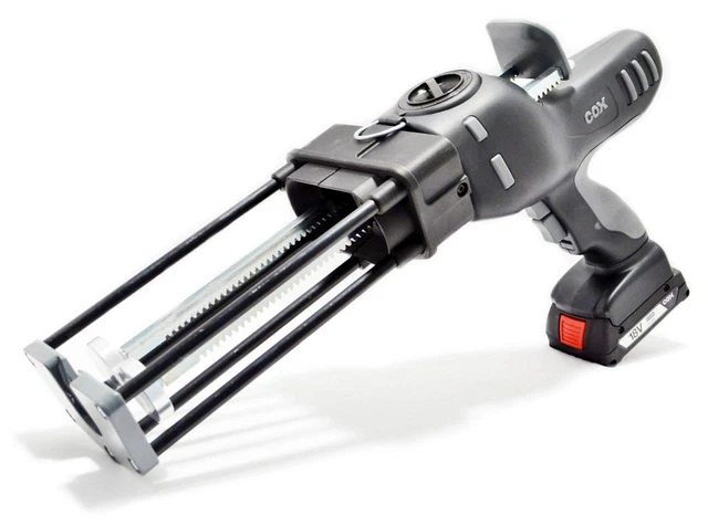 COX ElectraFlow 18V DUAL ULTRA TWIN RACK DRIVE HANDHELD CORDLESS GLUE DISPENSER