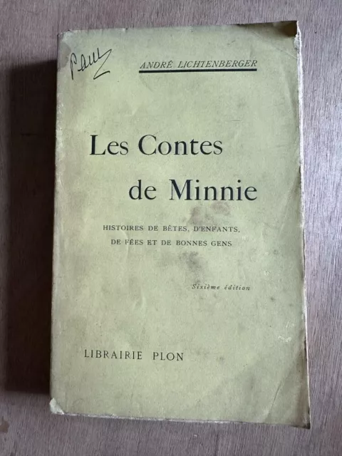 Les contes de Minnie | André Lichtenberger | Bon état