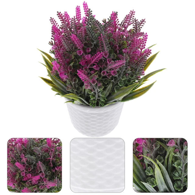 Fiori Di Lavanda Artificiale - 10 Pezzi, 37 Cm, Viola, Per Decorazioni Interni Ed Esterni