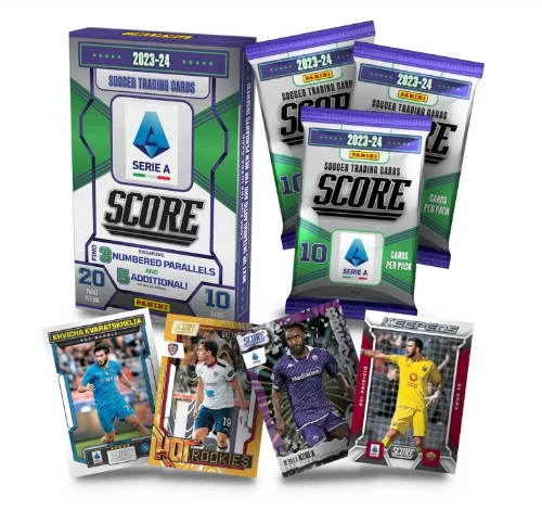 Boîte Retail Pack Panini Score Serie A 2021/2022 - Nouveau Scellé - Cartes Football Italien