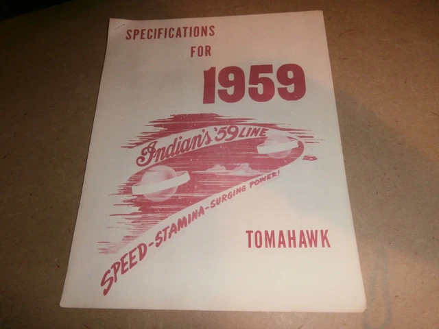 1959 indian motorcycle for sale