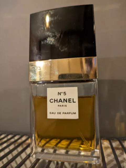 Vintage Chanel No 5 Eau De Parfum 35ml Fragrance Bottle Part Used Ladies EDP