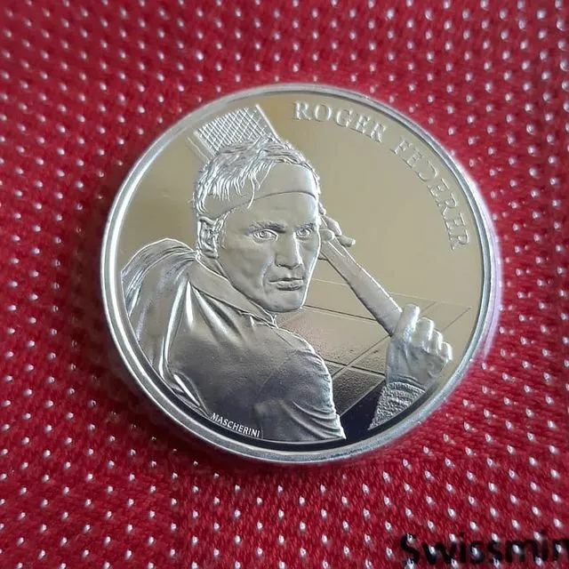 Silver coin 20 CHF - Roger Federer - Switzerland 2020 - New