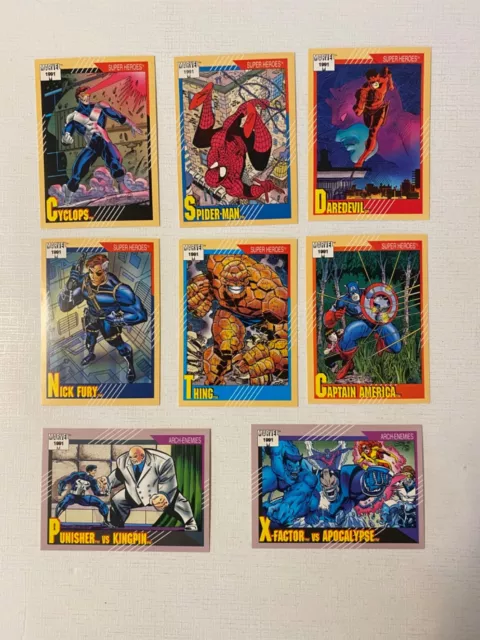 Marvel Universe Series 2 II Trading Cards by Impel from 1991 — Pick your card!