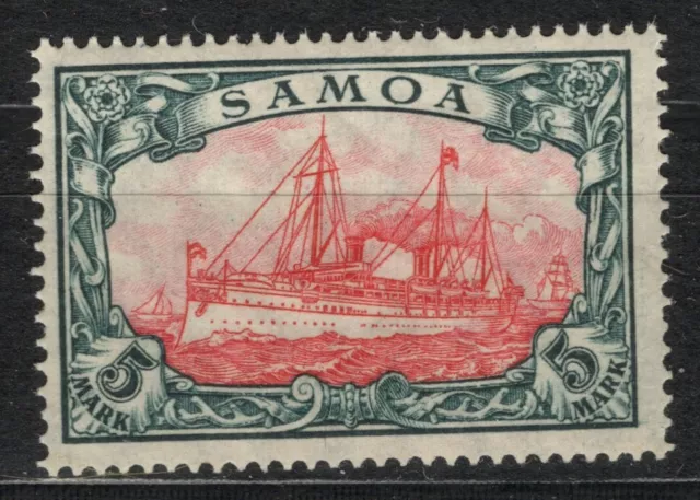 Dt. Kolonien Samoa Mi. Nr. 23 II A, einwandfrei postfrisch mit BPP-Kurzbefund
