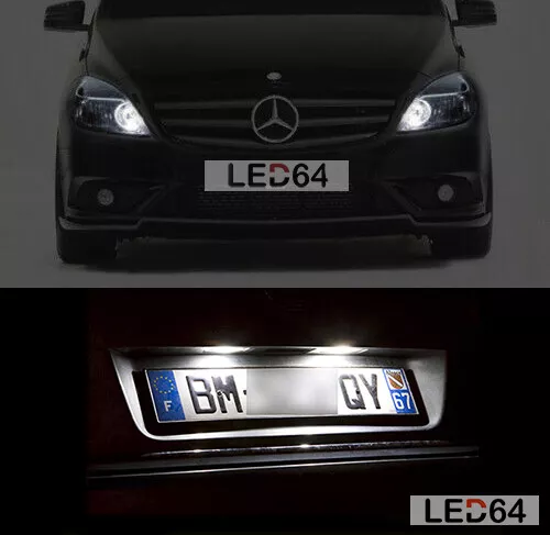 4 ampoules à LED Blanc feux de plaque + veilleuses  Mercedes classe B W246