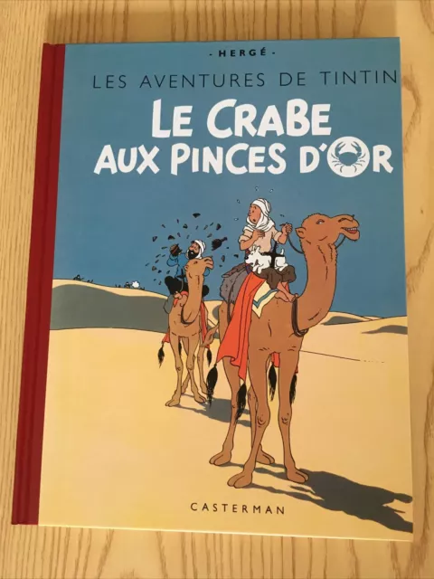 Tintin Le Crabe Aux Pinces D’or Fac Simile De L’édition De 1943