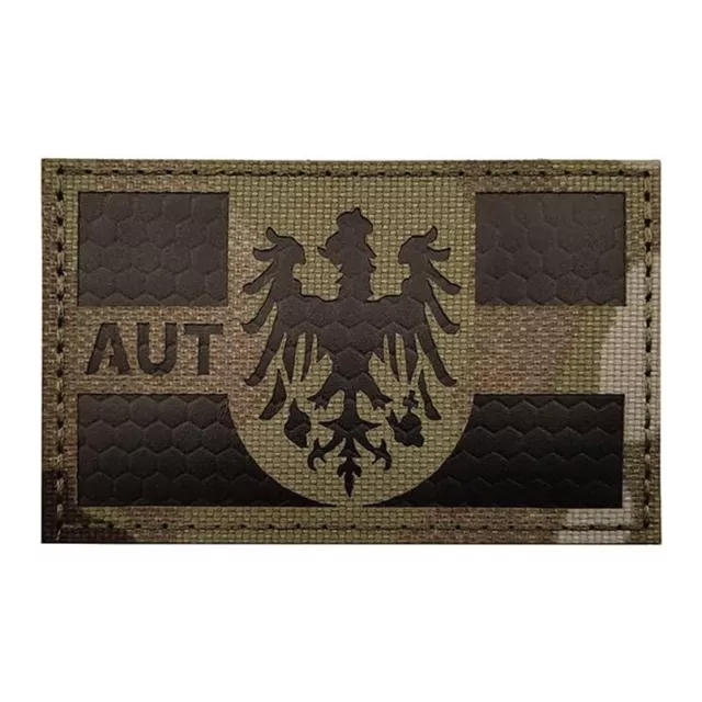 Österreich Fahne Airsoft Velcro Patch Österreichische Flagge Klett Aufnäher
