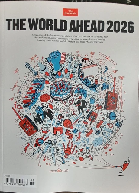 Magazine Cover Front And Back 2026.THE ECONOMIST MAGAZINE: The World Ahead 2026 £18.29 - PicClick UK