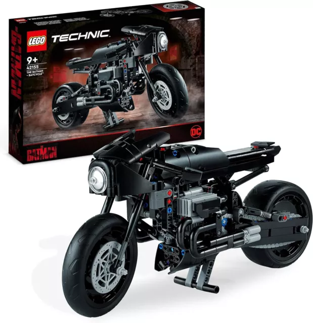 LEGO 42155 Technic The Batman - BATCYCLE Set, Motorrad-Spielzeug Modellbausatz