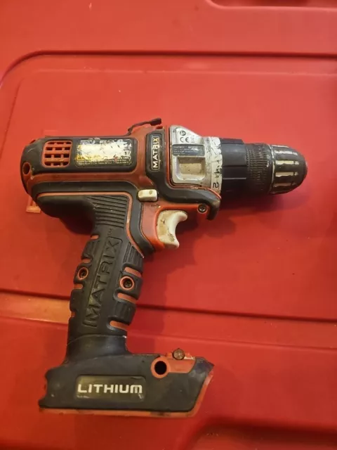 Black & Decker Matrix 20v Drill Driver Tool Only