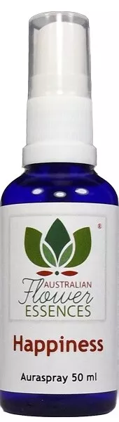 HAPPINESS soddisfazione felicità spray auraspray australiano essenze floreali