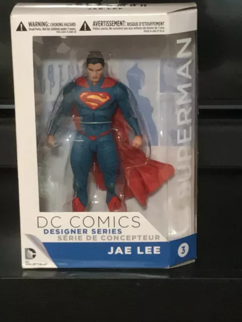 Jae Lee SUPERMAN Action Figure DC Collectibles Comic Designer Series 3