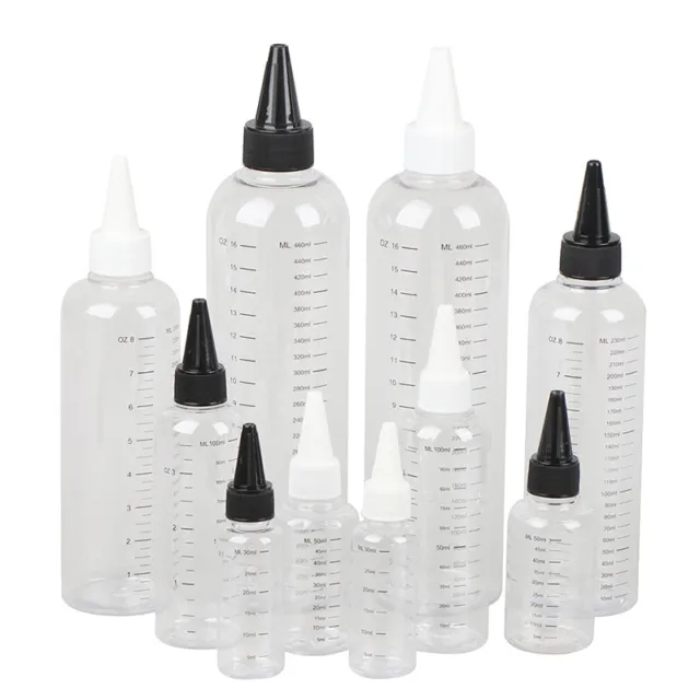 Plastic Refillable Bottle Oil Liquid Dropper Bottles Pigment Ink Contain-lk  q
