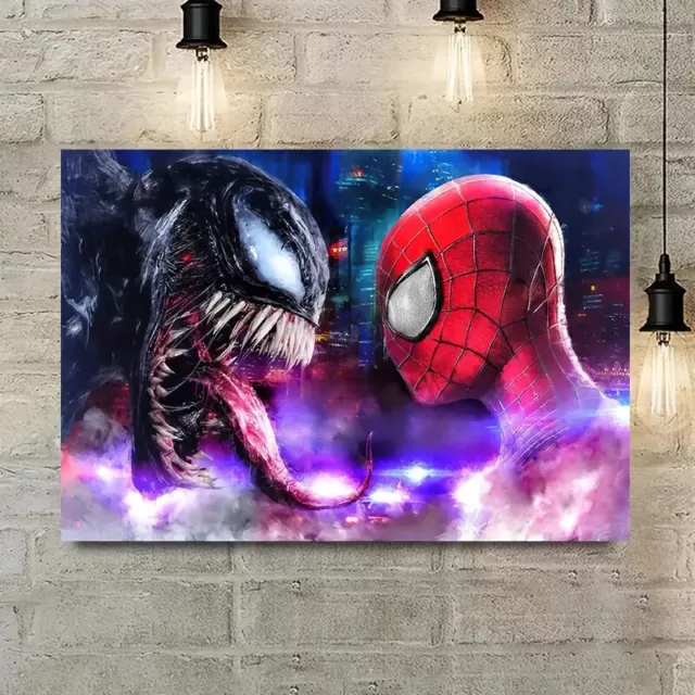 Poster Spider Man/Venom Leinwandbild Aufhängebild Wanddeko Wandschmuck Deko/122