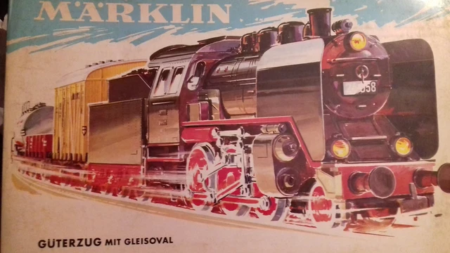 VINTAGE PIKO HO Ref 5/0718/001. Coffret Locomotive Vapeur Et 3 Wagons