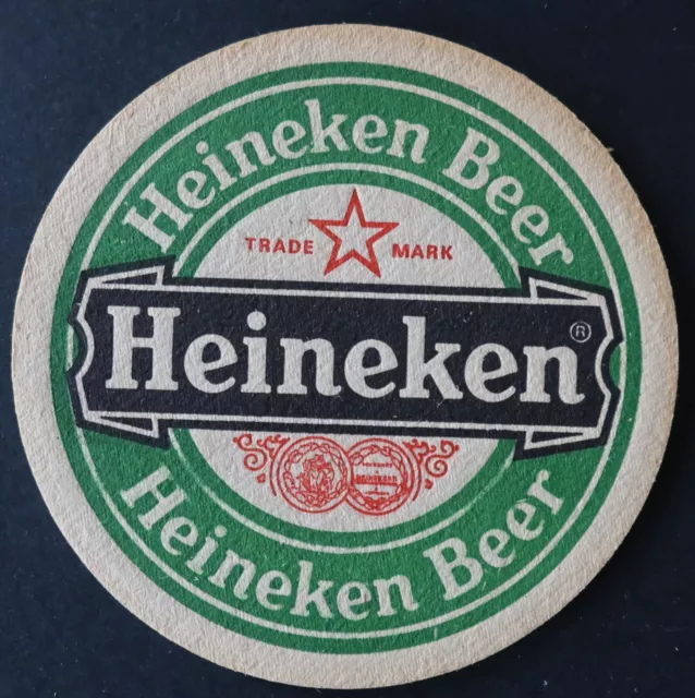 Ancien sous-bock bière HEINEKEN variante 5 coaster 25