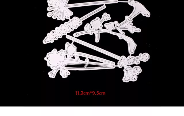 Blume Metal Stencil Cutting Dies Scrapbooking Stanzschablone Karte Decor Die DIY 3