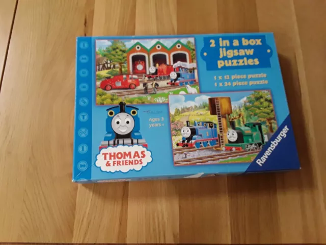 Thomas & Friends 2 in a box jigsaw puzzles. Vgc