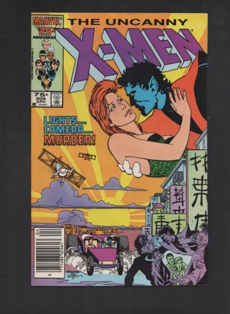 Marvel Comics X-Men April 1986 VOL# 1 NO# 204 Comic Book Comicbook 2