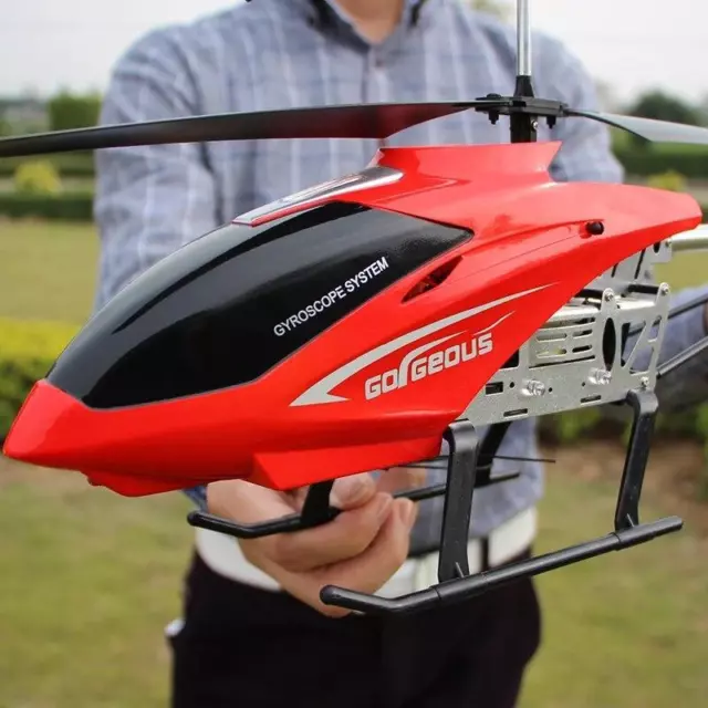 Large 80cm RC Helicopter 3.5CH Remote Control Drone Anti-fall Outdoor RC Toy