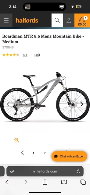 Full suspension on sale mountain bike boardman