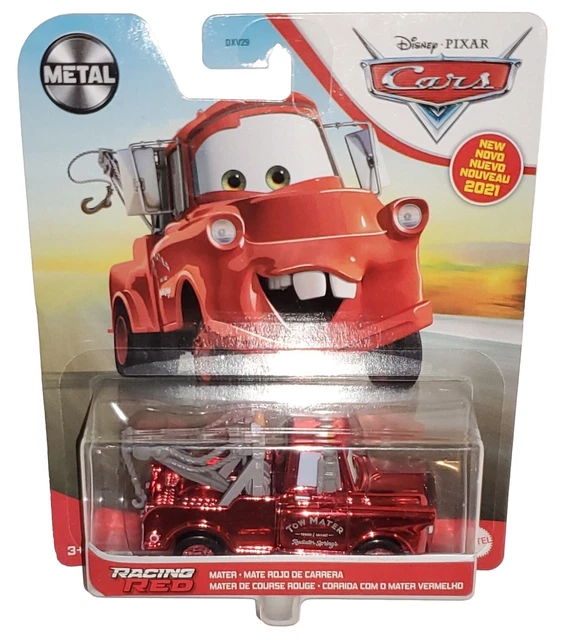 DISNEY PIXAR VOITURES Course Rouge Mater 2021 M tal Miniature