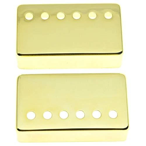 KAISH 2pcs Humbucker Guitar Pickup Cover Brass Humbucker Pickup Covers 50mm/5...